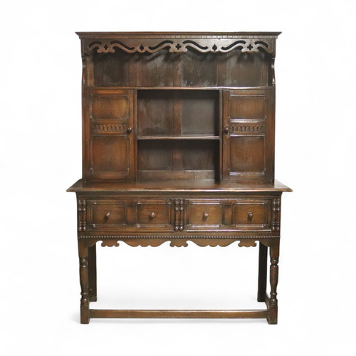 Antique oak welsh dresser - antique,