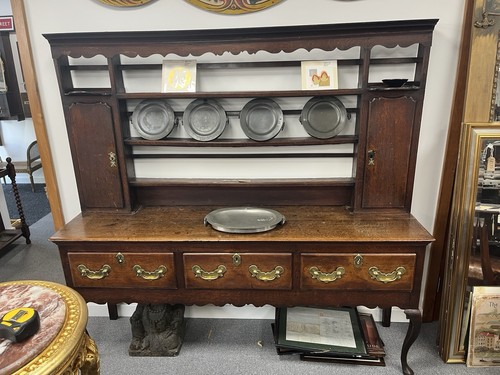 Georgian oak welsh dresser - georgian,