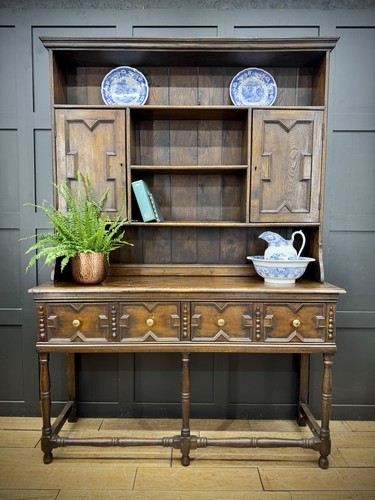 Antique oak welsh dresser - welsh, –