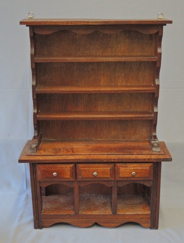 Miniature mahogany drawer - miniature,