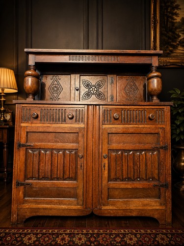 Rare carved oak - rare, welsh