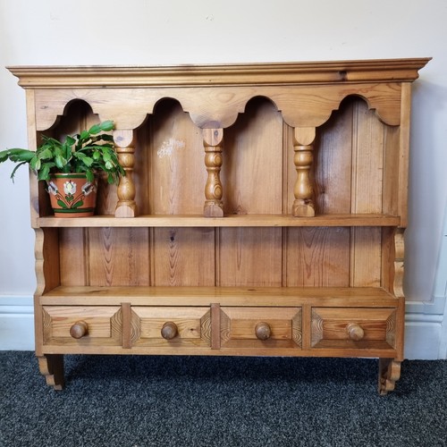 Heavy pine wood shelf - shelf, shelves